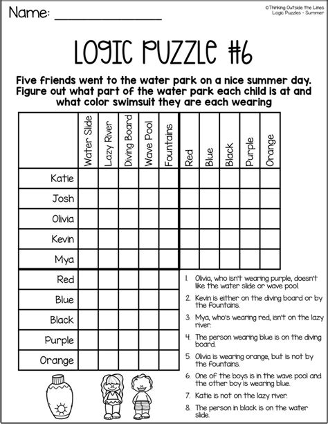 logic games|Strategies for Logic Puzzles .